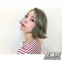 灰色短发图片,灰色潮流下的时尚演绎